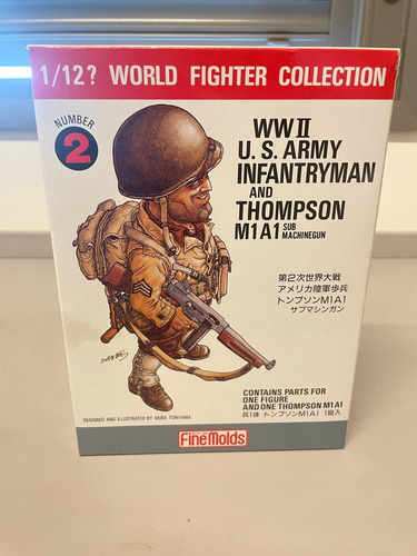 Akira Toriyama Kit Para Montar - Soldado Americano Ww2 1/12