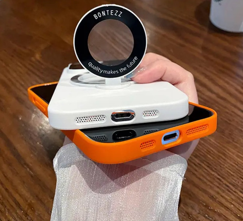 Funda Magsafe Con Soporte De Pc Mate Para iPhone 15 Pro
