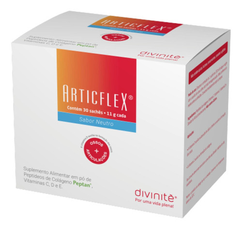 Colágeno Para Articulações  Articflex® Neutro 30 Sachês Sabor Vitamina