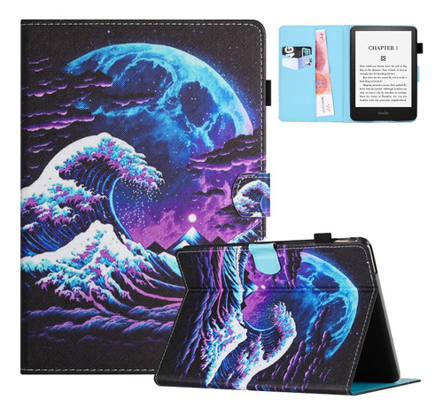 Funda Inteligente Sea Wave Para Tablet Amazon Kindle Pap [u]