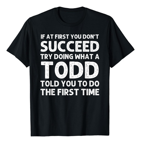 Todd - Camiseta Divertida Con Apellidos Y Árbol Genealógico
