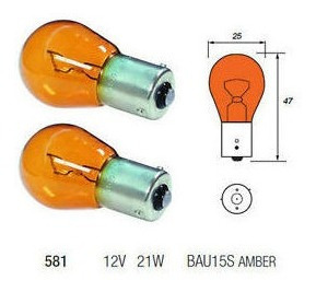 Lâmpada Pisca Lateral Vision 3.5 24v Ano94-95