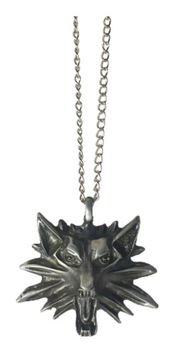 Imagen 3 de 3 de The Witcher 3 Dije Collar Lobo Wild Hunt Ojos Rojos