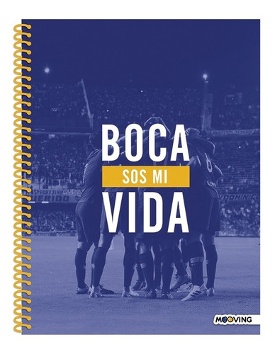 Cuaderno Bocajuniors Universitario T/semidura 80h Mooving