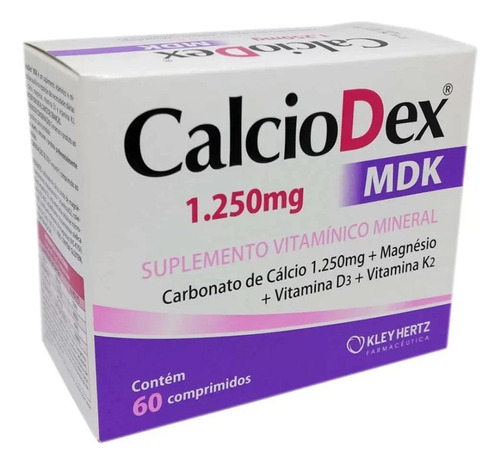 Calciodex Mdk 1250mg 60cp