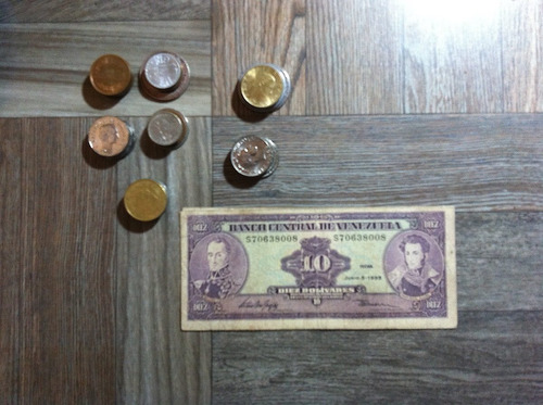 Billete De Venezuela 10 Bolivares 1995