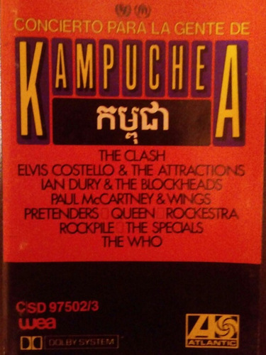 Concierto Para La Gente De Kampuchea / The Who - Cassette  