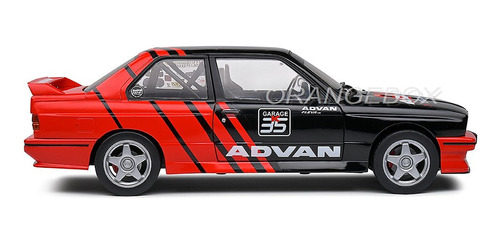 Bmw E30 M3 1990 Advan 1:18 Solido