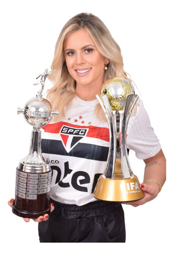 Kit 2 Taças Compatível Libertadores 50cm E Mundial 35cm Spfc