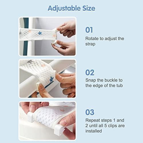 Colorlife Asiento De Baño Para Bebé Red De Apoyo Asiento De