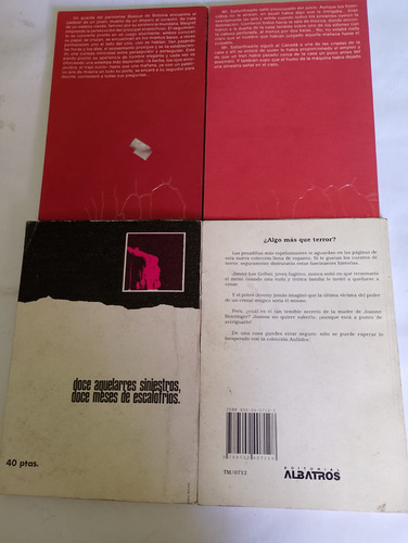 Libros-intriga-duende- Espacio - Espanto -terror- (Usado)