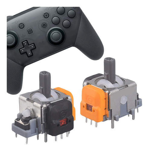 . 10 Piezas Joystick Efecto Hall 3d Alta Precisión Ajustable