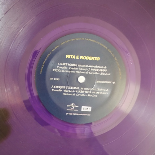 Lp - Rita E Roberto - Rita E Roberto - Vinil Translúcido. Nm