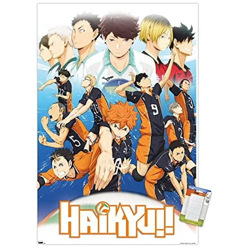 Póster De Pared Haikyu-key Art 2, 22.375  X 34 , Póst...