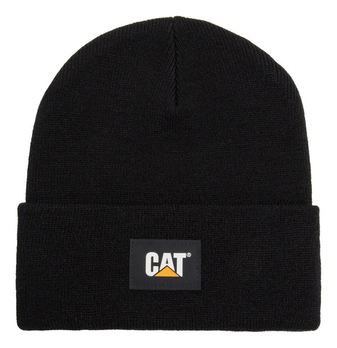 Gorro Casual Hombre Cat Label Cuff Beanie Negro