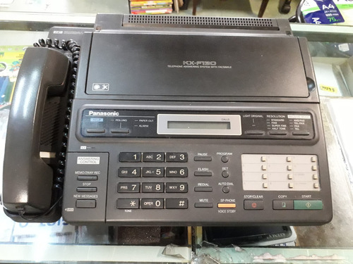Fax Telefono Contestador Panasonic Kx-f130 C/manual Y Cables (Usado)