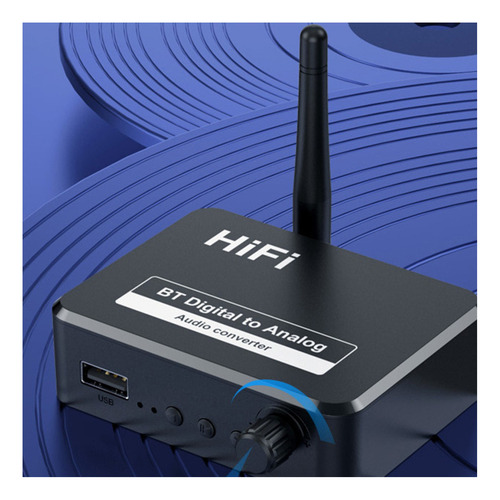 Regalo Bluetooth 5.1 Transmisor Receptor De Fibra Óptica