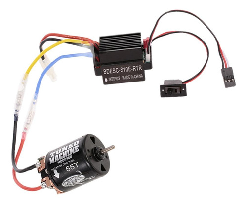 Rc Brushed 540 Motor \\u0026 60a Brushed Esc Controller