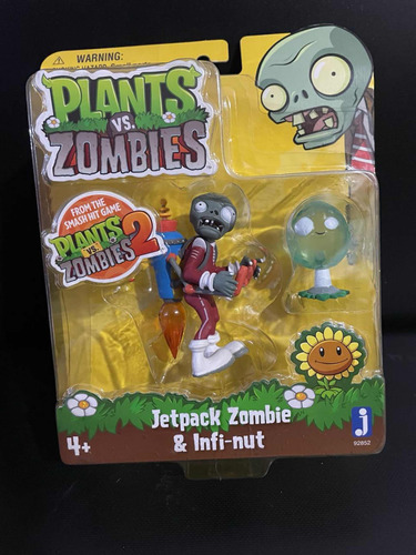 Plantas Contra Zombies Figura Jetpack Zombie Y Infinut