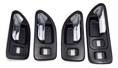 4pcs Pomo De Puerta Interior Fh Y Rh For Honda Accord 94-97