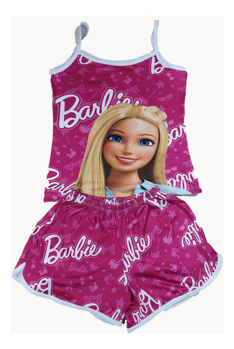 Pijama Mamá Niña- Pijama Mamá Hija  Modelo Barbie