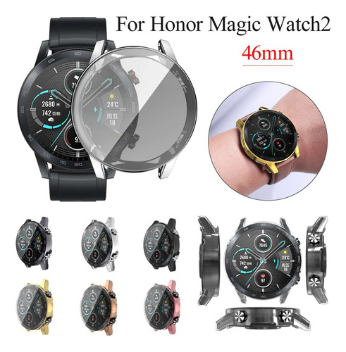 Protector De Pantalla Tpu Watch Case 360, Funda Completa, Delgada Y Inteligente