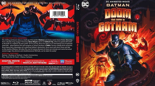 Batman The Doom That Came To Gotham Blu Ray Oficial