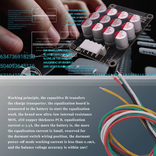 S Balanceador De Grupo Completo 4s 5a Active Bms Board Lipo