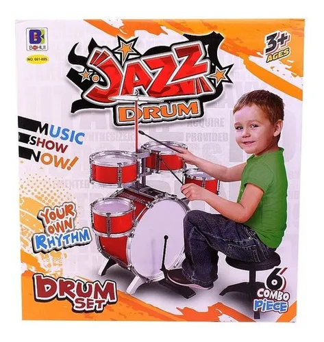 Increible bateria para niños 5 tambores hotsell