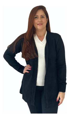 Cardigan Kimono Casaquinho Tricô Aberto Feminino Plus Size