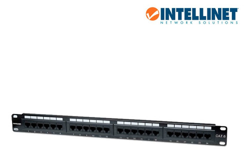 Intellinet 520959 - Panel Parcheo Cat 6 / 24 Ptos /1 Niv. R