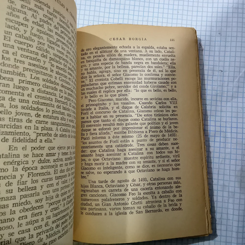César Borgia Tulio M. Cestero, Ediciones Botas México 1937 (Usado)