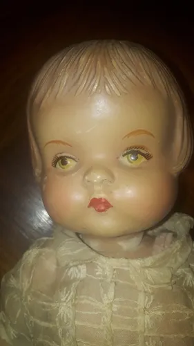Antigua Muñeca Bebilandia, (fabricación Argentina) Años 40. (Usado)