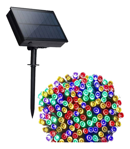 Luces Led  Navideñas Solares Lineales 10 Mts