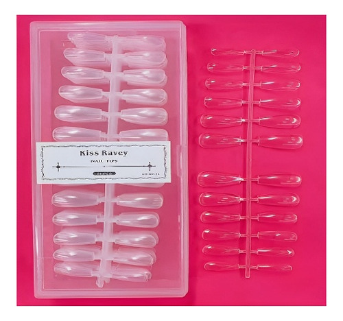 Uñas Jelly Tips 240 Pcs 12 Unidad Mk-24