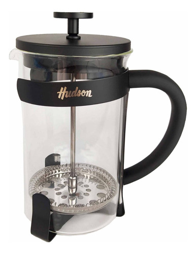 Cafetera Vidrio 800ml Hudson Acero Inoxidable Francesa Bz3