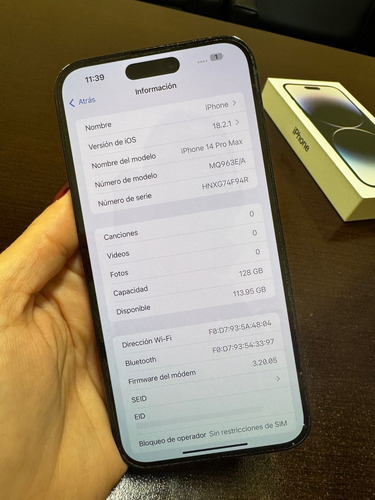 Iphone 14 Pro Max, Space Black - 128gb Space Black (Usado)