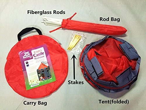 Tienda De Campaña Caballero Del Castillo De Kids Play, Kidd