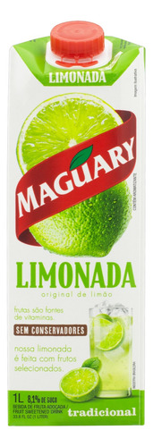 Suco de limonada  Maguary líquido sem glúten 1 L 