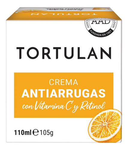 Crema Facial Antiarrugas Vitamina C Y Retinol 110ml Tortulan