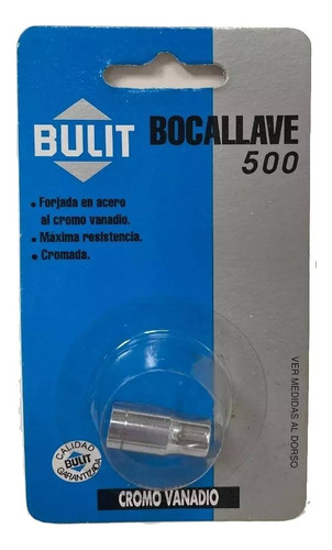 Tubo Bocallave Bulit S500 - 1/4 - 9mm - Cromo Vanadio