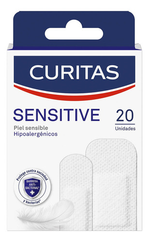 Curitas Adhesivas Sensitive 20 Unidades
