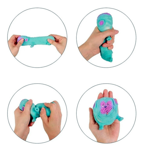 Imagen 2 de 5 de Squishy Pug Juguete Perro Estimulación Sensorial