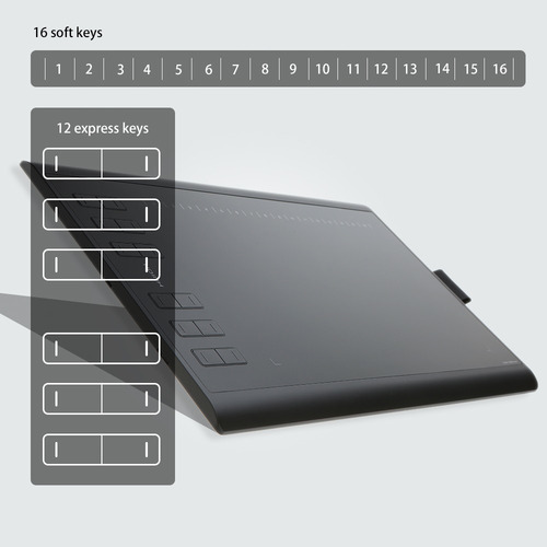 Tablet De Dibujo Huion 1060plus Con Tarjeta De Memoria De 8g