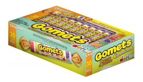 Goma Tubo Gomets 32gr Dori Creme E Frutas