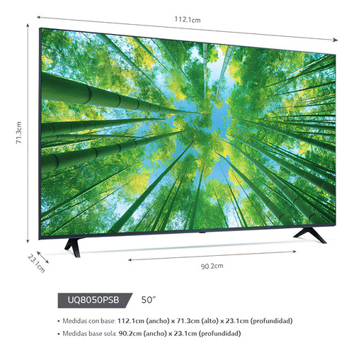 Televisão LG Uhd 50 4k Smart Thinq Ai 50uq8050psb (2022)