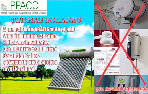 Termas Solares Capacidad De 100 Litros