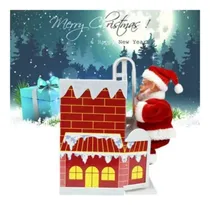 Comprar Papa Noel Musical Escala Chimenea, Papa Noel Entra Chimenea