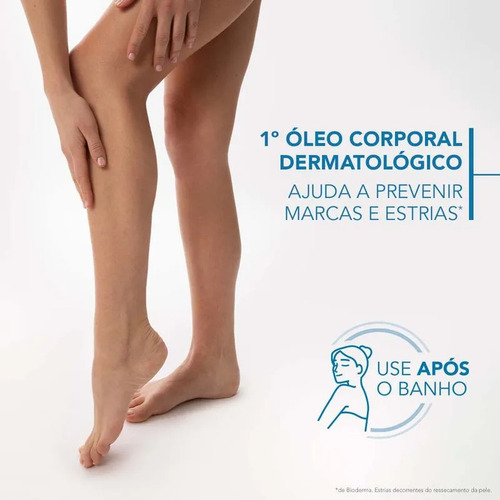 Bioderma Atoderm Óleo Seco Corporal 2-em-1 150ml Fragrância