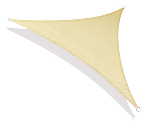 Triangulo Toldo Vela Crema 98% 3m X 4m X 4.9m